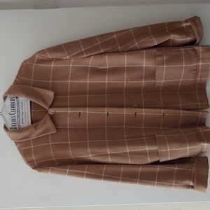 Jaclyn Smith Classic shirt jacket 70% wool extra large